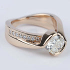 Elegant White Cubic Zirconia Gold Plated Rings