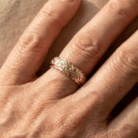 Vintage Gold Flower Ring