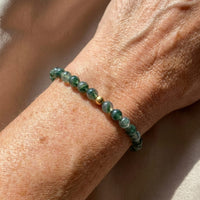 Moss Agate Stones Bracelet