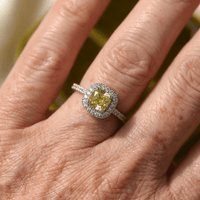 Vintage Style Adjustable Open Design Olive Green Zirconia Ring