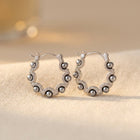 Elegant Vintage-Inspired Chic Alloy Hoop Earrings