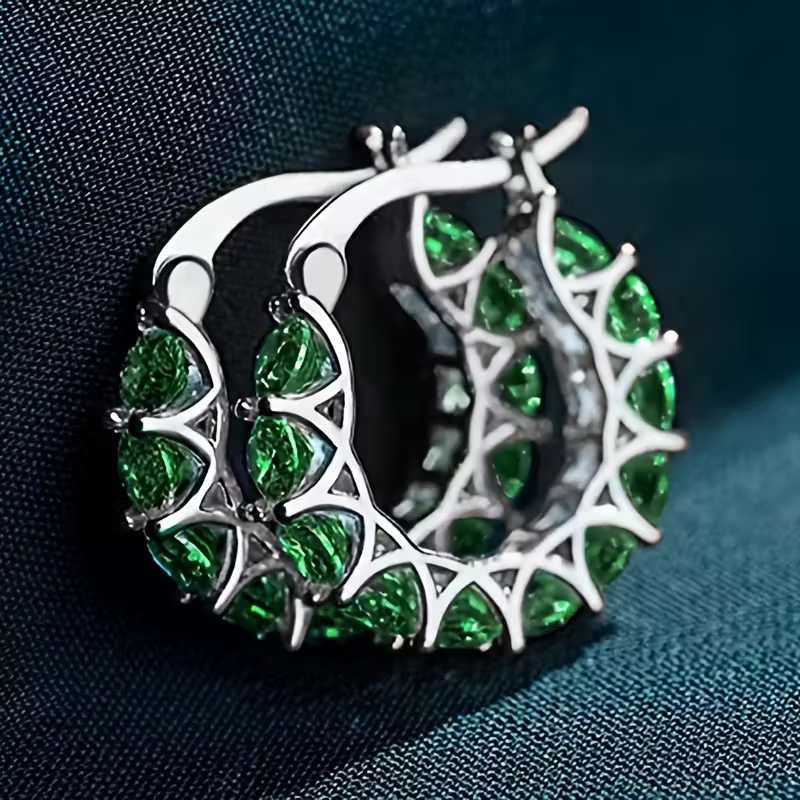 Regal Hoop Earrings