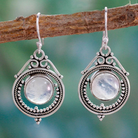 Elvira moonstone earrings