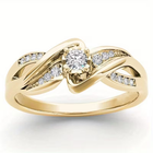 Elegant Luxury Gold Stone Ring