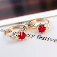 Ruby Spark Earrings