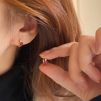 Ruby Spark Earrings