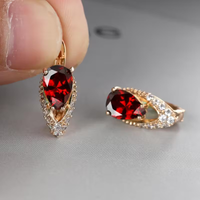 Ruby Cascade Earrings