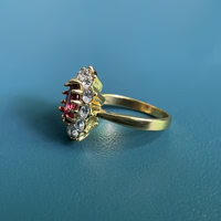 Regal Halo Ring