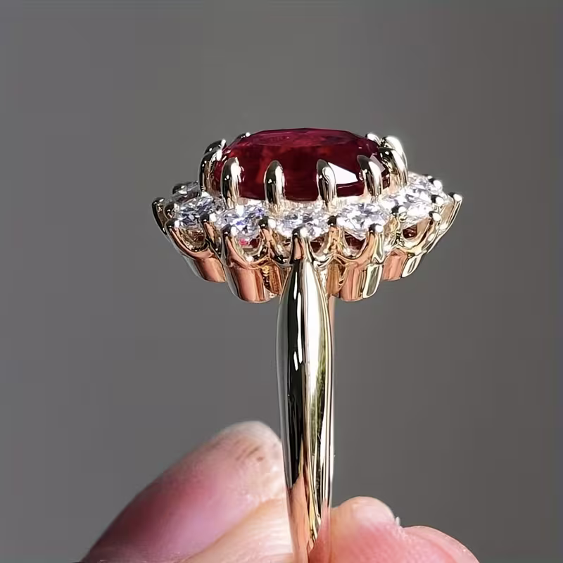 Regal Halo Ring