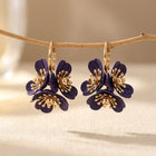 Statement Retro Colorful Flower Tassel Earrings