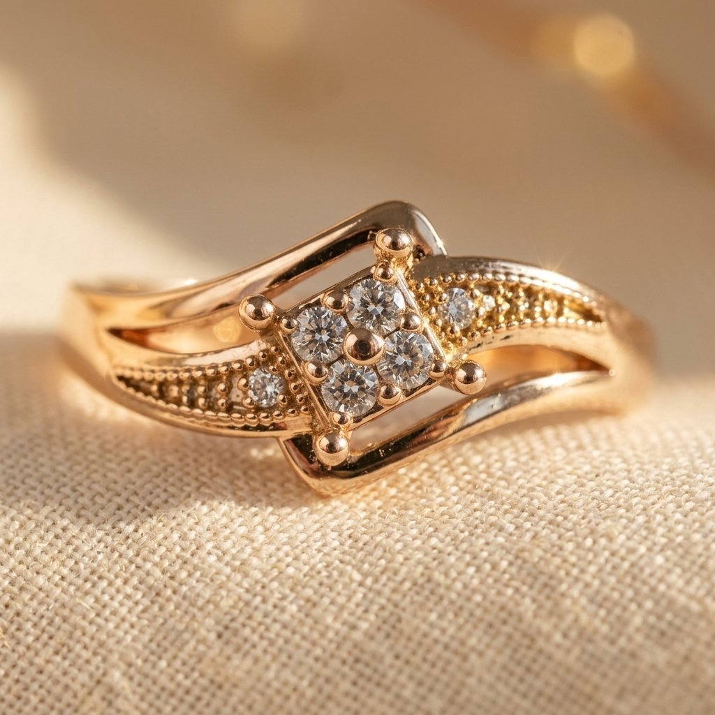 Zirconia Cocktail ring