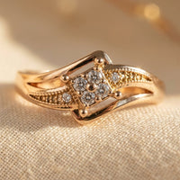 Zirconia Cocktail ring