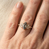 Rose Golden Plated Synthetic Zirconia Ring