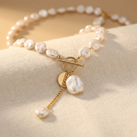 Baroque Layered Pearl Necklace