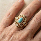 Turquoise Zirconia Ring