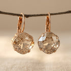 Vintage Zirconia Rose Gold-Tone Finish earrings