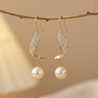Pearl earrings