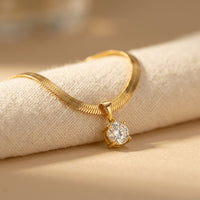 Micro Inlaid Cubic Zirconia chain