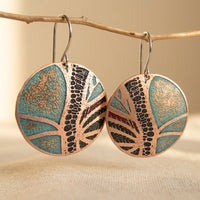 Large Disc Earrings