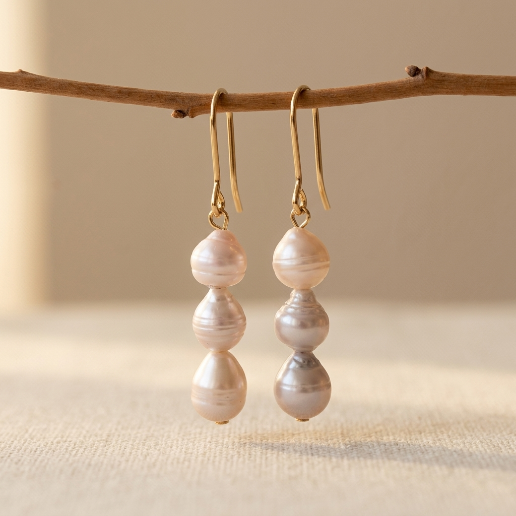 Baroque Drop Earrings