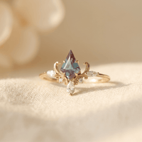 Victorian Crown Gold Sterling Silver Ring