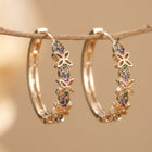 Elegant Bohemian Butterfly Flower Dangle Earrings