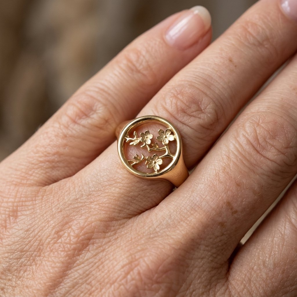 Flower Tree Vine Rings