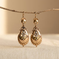 Vintage Bohemian Drop Faux Pearl Earrings