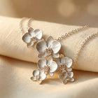 Vintage Silver Flower necklace