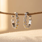 Minimalist Daisy Flower Tassel Dangle Earrings