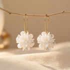 White Blossom earrings