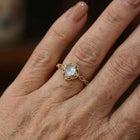 Engagement Golden Plated Wedding Ring