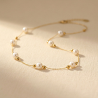 Baroque Freshwater Pearl Gold Necklace