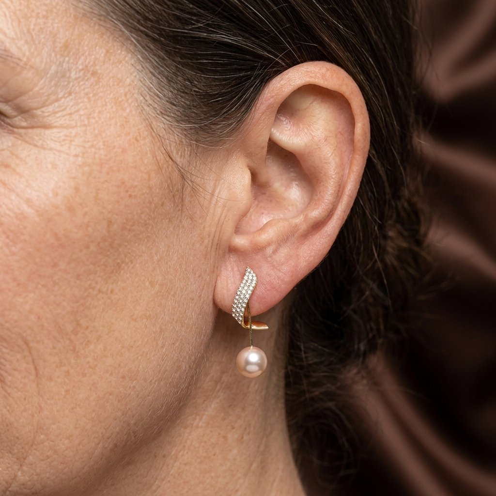 Pearl earrings