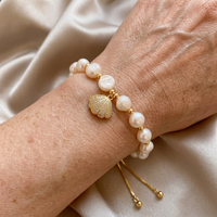 Sterling Silver Baroque Pearl Bracelet