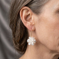 White Blossom earrings