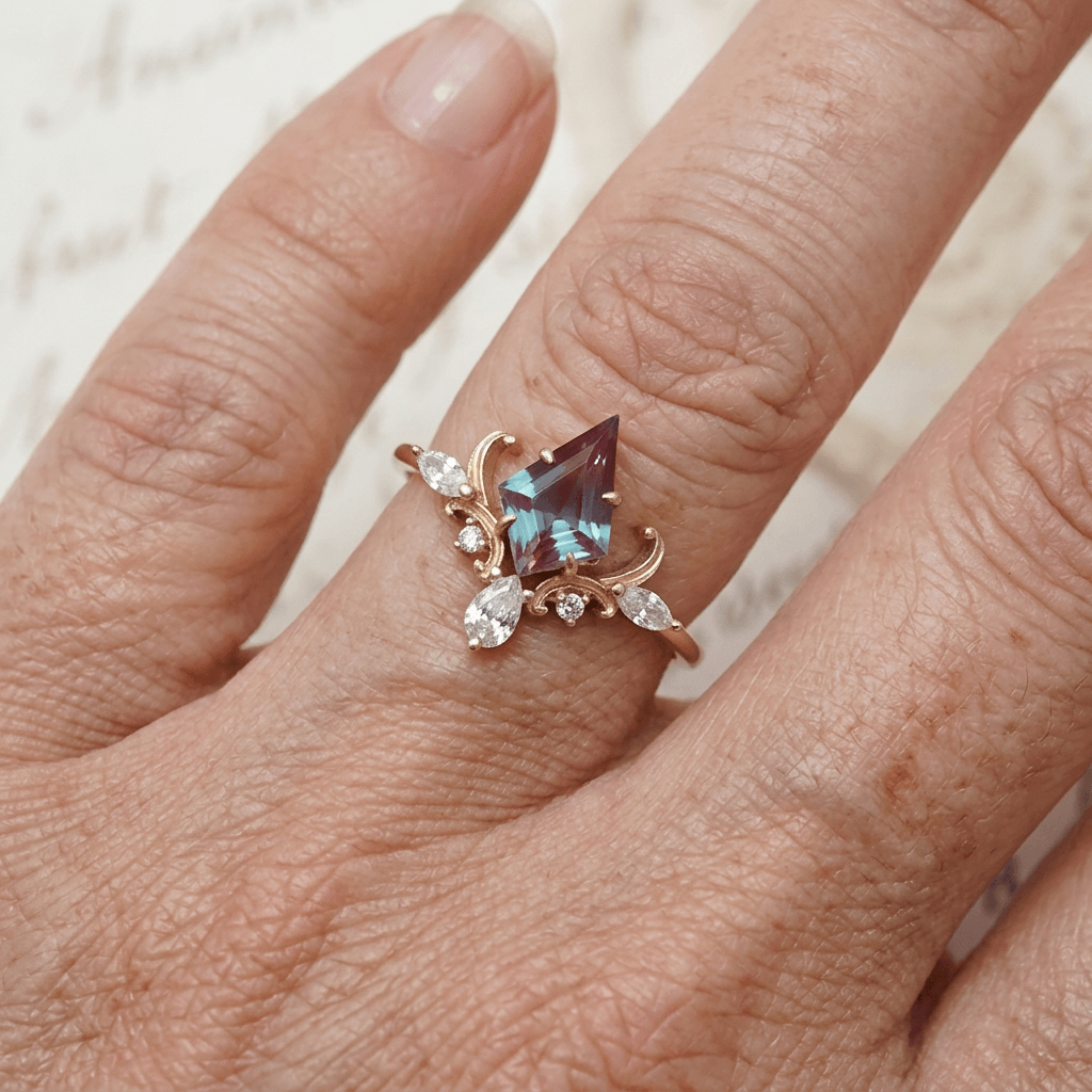 Victorian Crown Gold Sterling Silver Ring