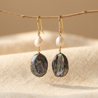 Pearl Teardrop Drop Earrings