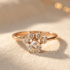Vintage Zirconia Paw Ring