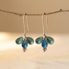 Teardrop Enamel Earrings