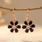 Gold Plated Flower Stud Earrings