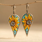 Sunflower Dangle Earrings
