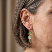 Asymmetrical Gold Geometric Earrings