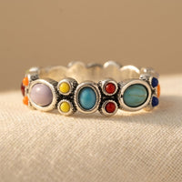 Bohemian Colorful Synthetic Turquoise Ring
