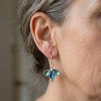 Teardrop Enamel Earrings