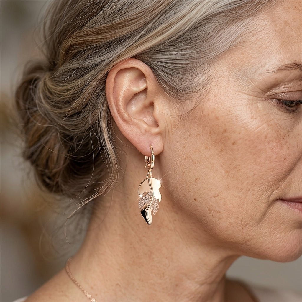 Elegant Vintage Leaf Shaped Earrings