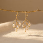 Silver Baroque Fringed Earrings