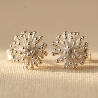 Sterling Silver Dandelion Studs