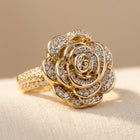 Micro Rose Flower Ring