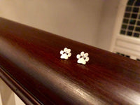 Hypoallergenic paw earrings